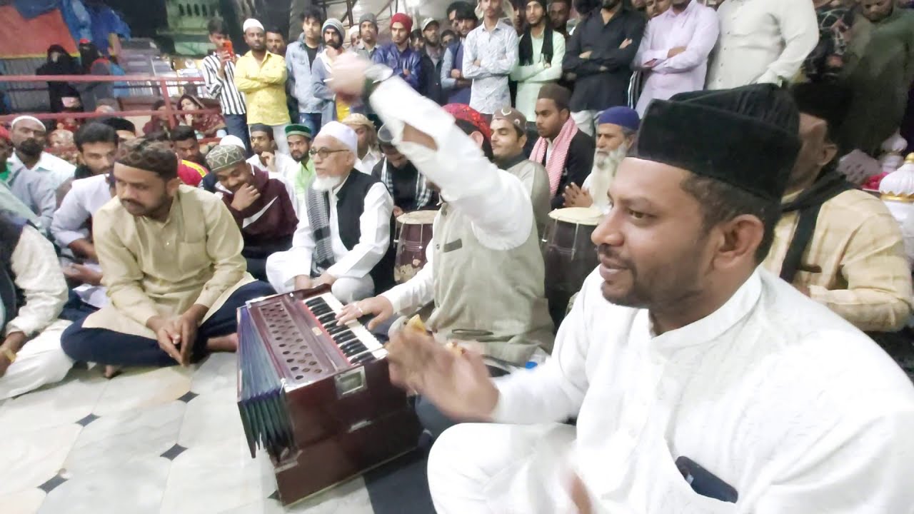 SARWARE AMBIYA TAJDARE HARAM💚 BY( MOHD BANDANAWAZI )QAWWAL & GROUP AT NAMPALLY-DARGAH HYDERABAD 🎧🎧🎧.