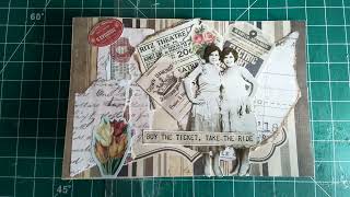 Journaling cards using Tim Holtz paper dolls 2