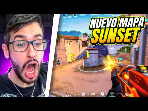 🔴PROBANDO SUNSET, EL NUEVO MAPA DE VALORANT 🌅 #VALSunset