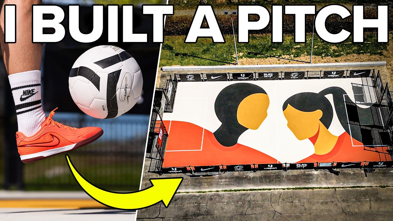 I built a football pitch (harder than you'd think)