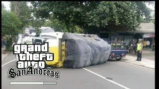 parodi GTA san indonesia (misi truk oleng) :v