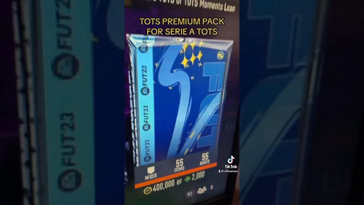 400K SERIE A TOTS PACKS ON FIFA 
