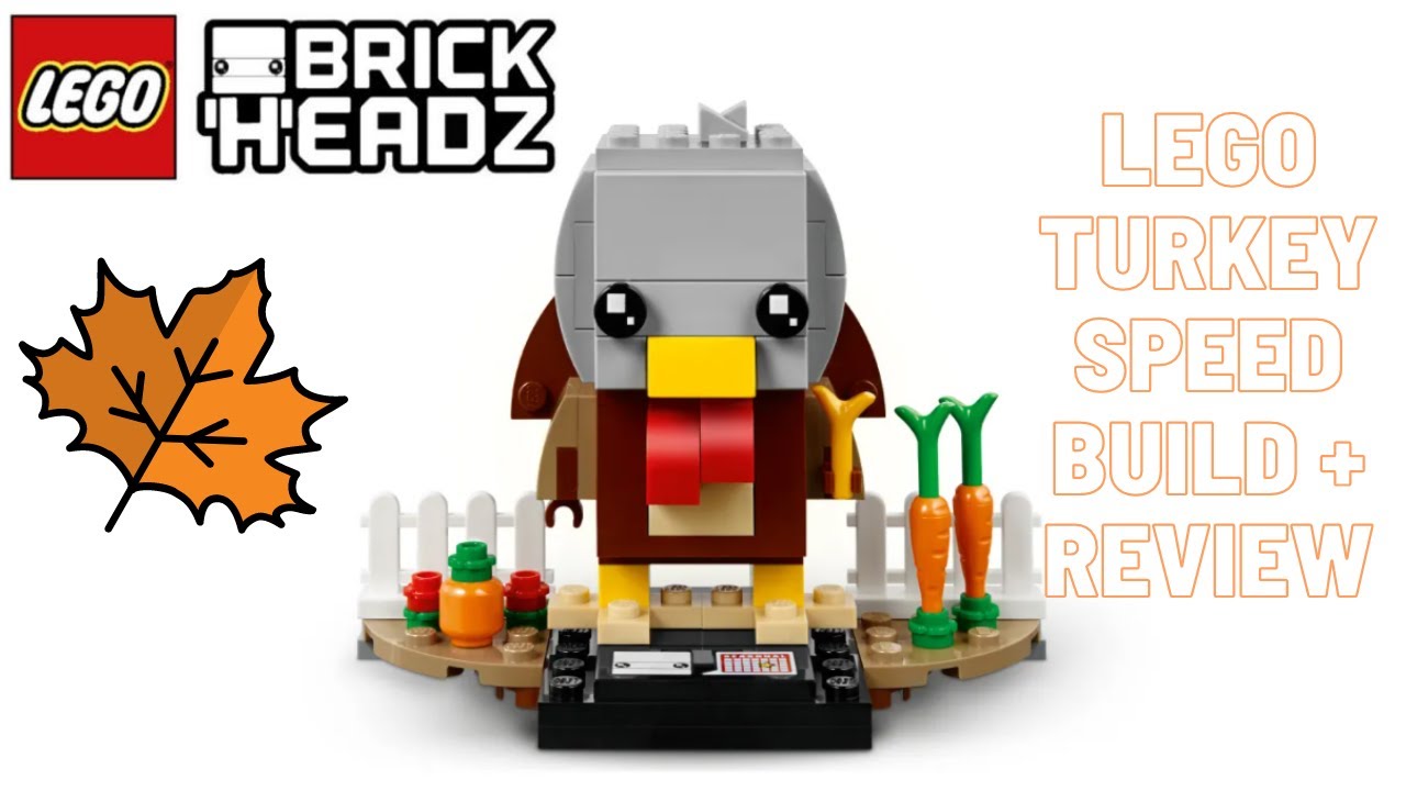 LEGO Thanksgiving Turkey Speed Build + Review! (40273)