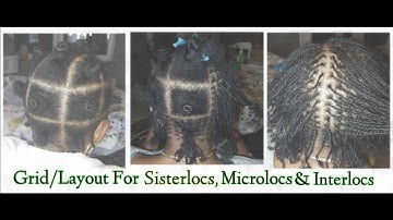 How To D.I.Y Sisterlocks , Microlocks & Interlocs | Grid for Microlocs | Sisterlocs installation pt1