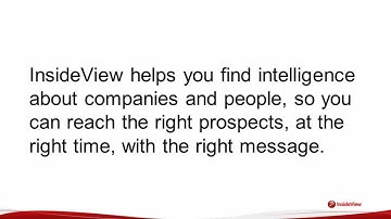 InsideView for SugarCRM in 30 Seconds