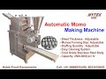 Automatic momo making machine manufacturerlong shape dumpling making machinemomo banane ki machine