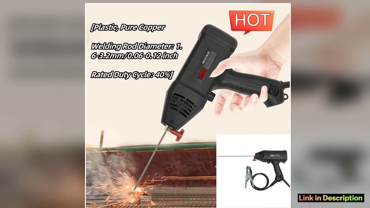 Portable Welding Machine Handheld Stick Welder Gun With LED Digital Display 3000W 110220V New 2025