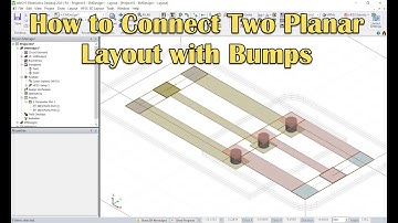 How to Connect Two Planar Layout with Bumps