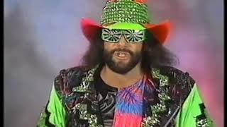 Macho Man Randy Savage Promo on UK Tour (09-12-1992)