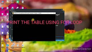 Print the mathematical table using for loop || for loop in c|| finding the table using for loop