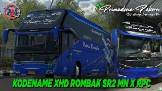 LIVERY XHD ARJUNA ROMBAK SR2 MN X RPC BUSSID V3.7.1 PUTRA REMAJA A.K.A NEW PRIMADONA REBORN #bussid