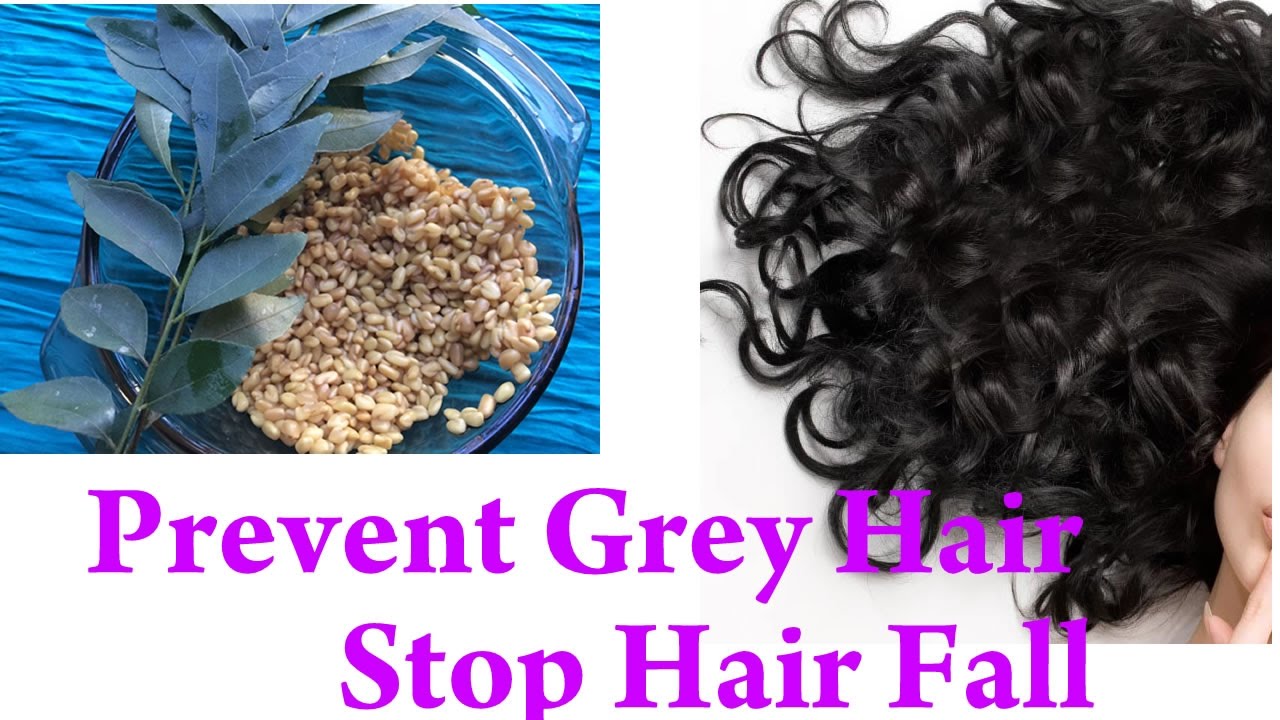 Methi/Fenugreek Curry leaves hair pack|Stop Hair Fall|Prevent Grey Hair -  YouTube