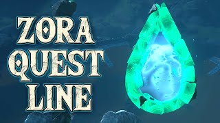 All Zora Quests Walkthrough - The Legend of Zelda: Tears of the Kingdom (Arowana/King&#39;s Riddle etc)