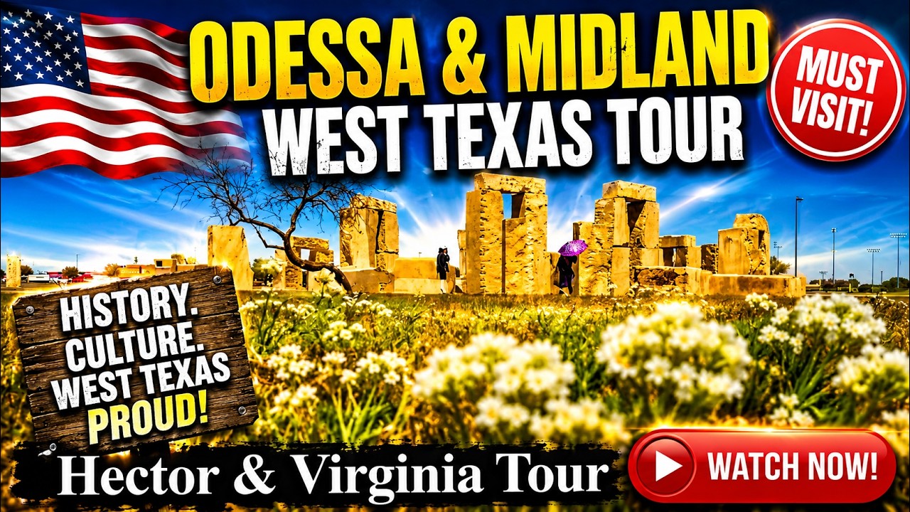 Odessa &amp; Midland Texas Tour 🇺🇸 | Hidden Gems, History &amp; The Heart of ...