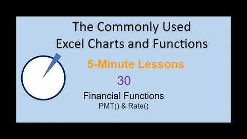 5-Minute Excel Lesson 30