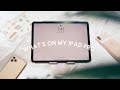 what's on my ipad pro: favorite apps + how I use them!