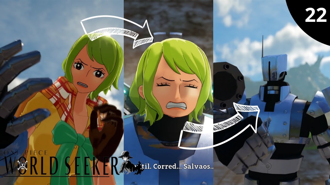 Jeane se CONVIERTE en un ROBOT MALVADO One Piece World Seekers22