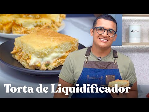 TORTA CREMOSA DE FRANGO FEITA NO LIQUIDIFICADOR, ZERO DEFEITOS 🤩 | Igor Rocha