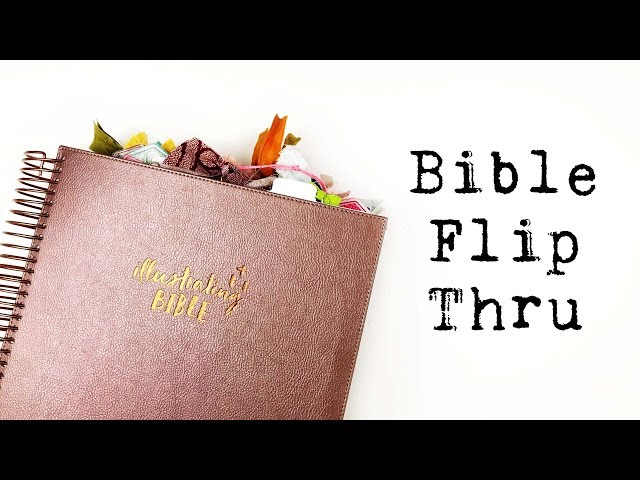 Flip-Through of Original Illustrating Bible New Testament Entries -  Southern Couture