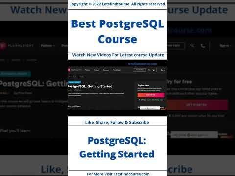 Best PostgreSQL Course #shorts