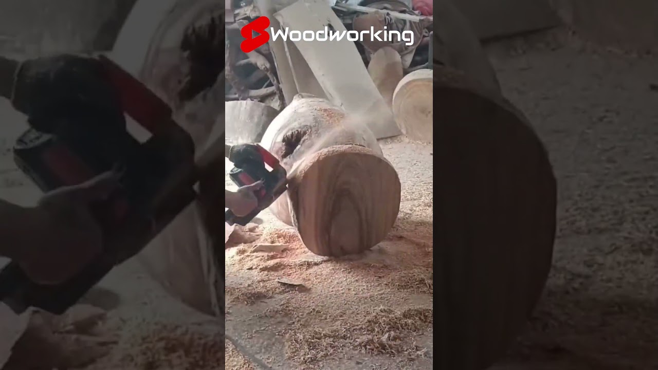 Woodworking Chair Making Process With Saw