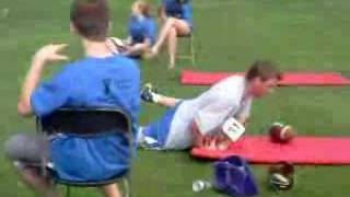 Kevin at Brad Hoover Football Challenge Wealth