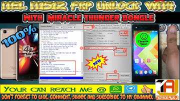 ITEL IT1512 FRP Unlock with Miracle Thunder (MTK CPU)