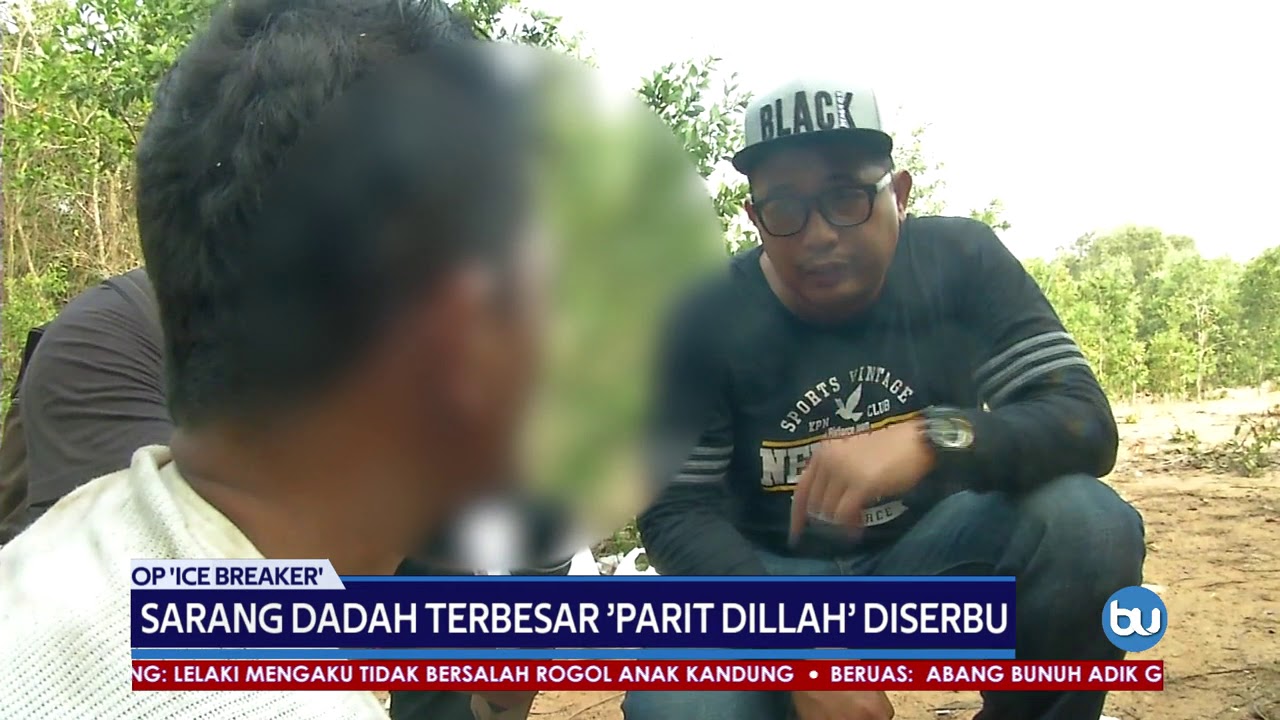 Sarang Dadah Terbesar 'Parit Dillah' Diserbu