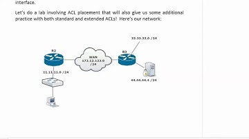 CCNA Free ACL Boot Camp (8/13): "Placement Is Everything"