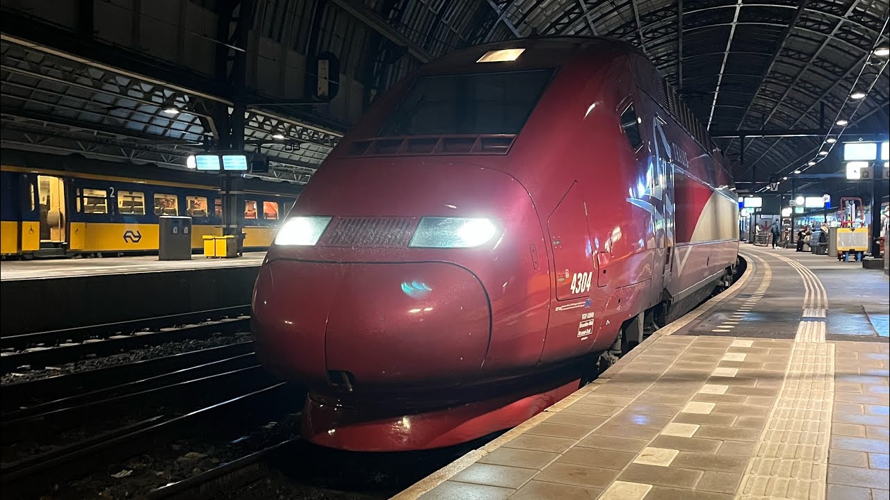 The Thalys is leaving - YouTube