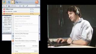 Use Office Communicator 2007 to collaborate with colleagues Part 2