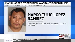 VIDEO: Berkeley County deputies charge man for illegal grilling, warrant issued by ICE