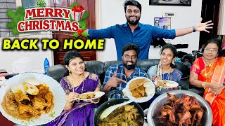 BACK to HOME 🏡 Christmas 🎄 Celebration - இட்லி Kadai Masala for Breakfast | DAN JR VLOGS