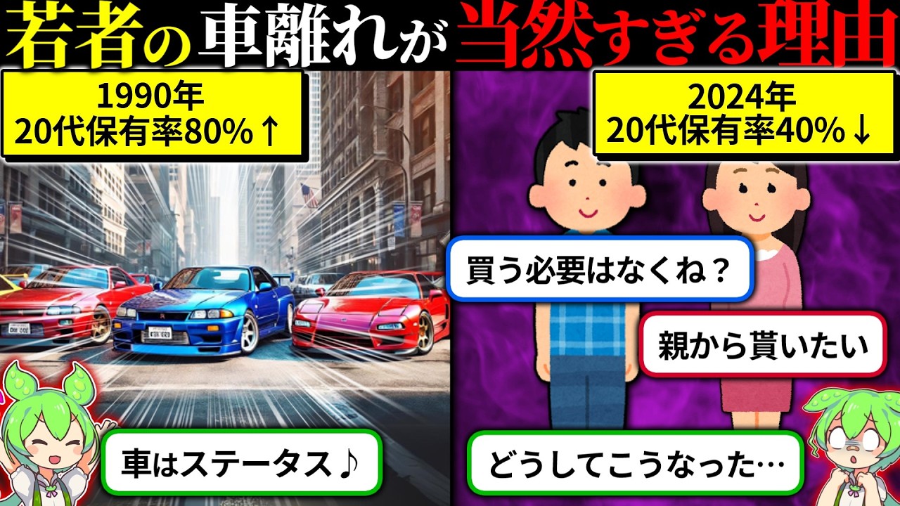 Z世代が車に興味ない理由が当然すぎた…