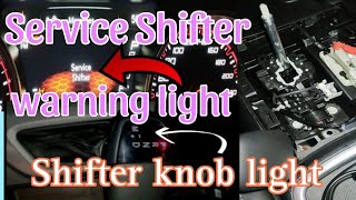 Dodge charger service shifter warning light on | Shifter knob light is not working