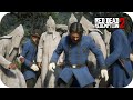 KKK VS Police Battle Red Dead Redemption 2 NPC Fight