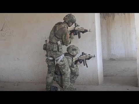 Russian Forces Engage in Intense Close-Quarter Combat during Counter-Terrorism Exercise