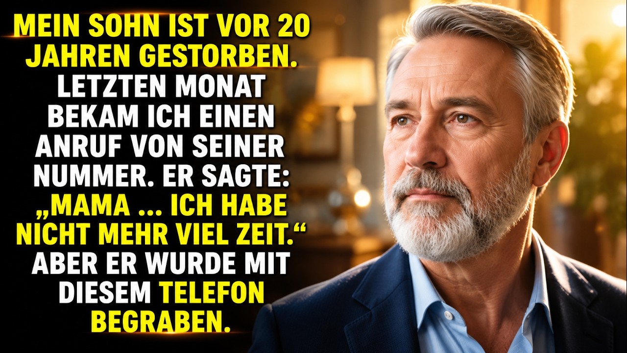 Um 2:47 Uhr klingelte mein Telefon. Auf dem Display stand: Michael – mein Sohn. Seit zwanzig Jahren tot. Ich nahm ab. „Papa, wo bin ich?“ Seine Stimme. Dieselbe Stimme, die ich jeden Sonntag an...