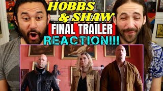 HOBBS & SHAW | FINAL TRAILER - REACTION!!!