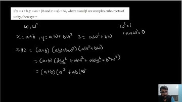 Complex Numbers | CENGAGE for JEE MAINS - Edition 3 - Chapter 3 | Q : 69 | Roots of Unity