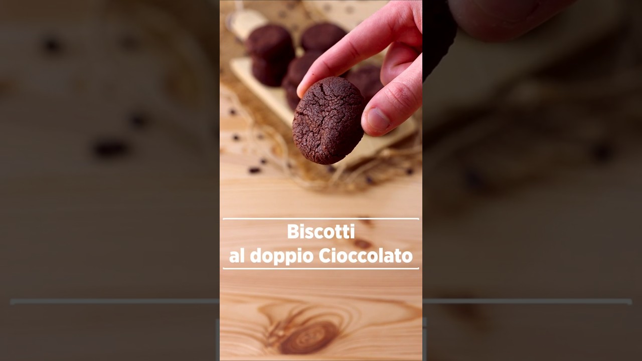 BISCOTTI AL DOPPIO CIOCCOLATO la Ricetta Facile di Buon'Idea