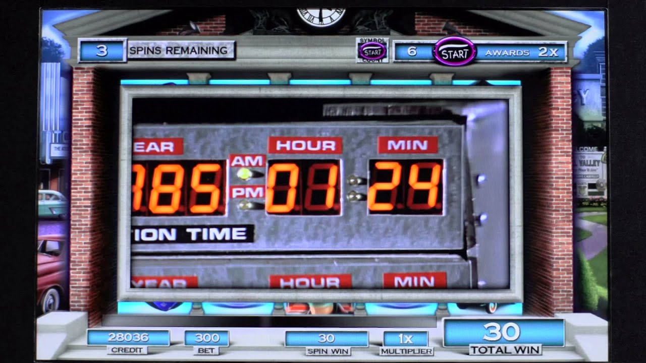 Back to the Future Slots at Rocky Gap Casino! YouTube