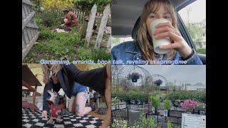 Gardening, reading, reveling in spring and taking care (May Vlog)
