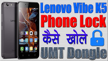Lenovo K5 Vibe Pattern Lock Reset by UMT QcFire Tool | Lenovo A6020a40 Pattern Lock Reset by QcFire