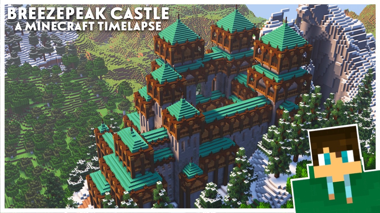 Breezepeak Castle - Let's Build a Castle in Minecraft | Minecraft ...