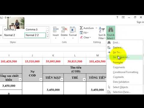 MẸO COPY NHANH VÀO CÁC Ô TRỐNG TRONG EXCEL