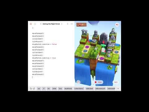 Setting the Right Portal - Swift Playgrounds - Learn to Code 2