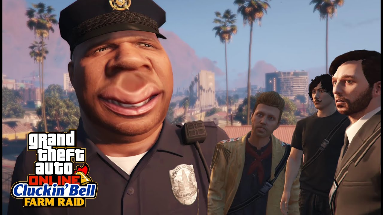Cluckin Bell Train Heist GTA V ONLINE YouTube 