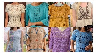 Descent stylish crochet Top blouse Designs ideas for you/unique New hand made blouse Designs 