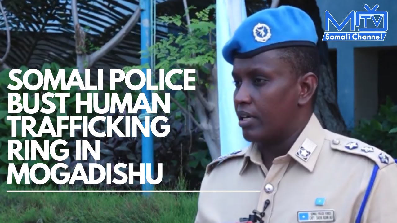 Somali Police Bust Human Trafficking Ring in Mogadishu - YouTube